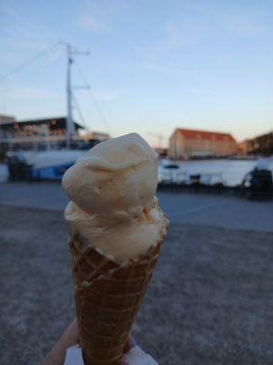 Cantaloupe sorbet at Isobar in Copenhagen