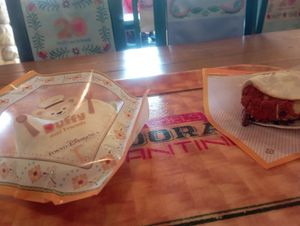 Vegan tortilla sandwich at DisneySea - Miguel's El Dorado Cantina in Chiba