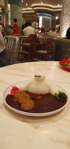 Baymax vegetable stew at Disneyland - Center Street Coffeehouse in Chiba