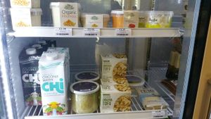 In the fridge at Apples and Bees in South West London