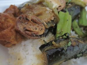 The eggplant actually grilled at Halo in Ho Chi Minh City