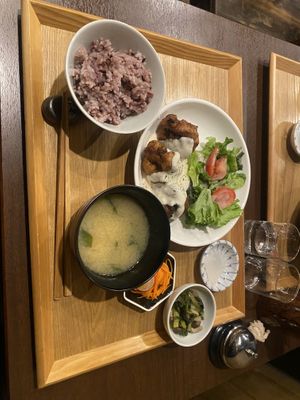 Soy meat   at Komaki Shokudo in Tokyo