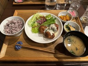Karaage set  at Komaki Shokudo in Tokyo