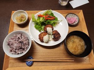 Karage set at Komaki Shokudo in Tokyo