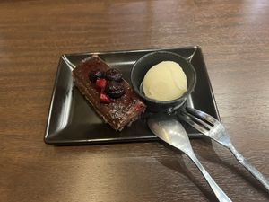  Chocolate mousse (with vanilla ice cream)  at Komaki Shokudo in Tokyo