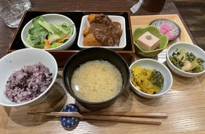 Komaki set meal   at Komaki Shokudo in Tokyo