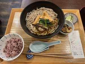 Soba, simple but balanced  at Komaki Shokudo in Tokyo