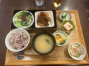 Komaki set meal   at Komaki Shokudo in Tokyo