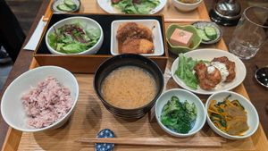 Manzoku-Gozen at Komaki Shokudo in Tokyo