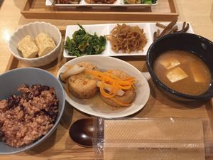 Tofu option  at Komaki Shokudo in Tokyo