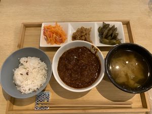 Curry set at Komaki Shokudo in Tokyo