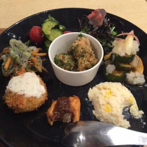 the main part of the kohoku plate at Komaki Shokudo in Tokyo