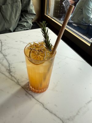 Apricot lime lemonade at Venue - Rytířská 3 in Prague