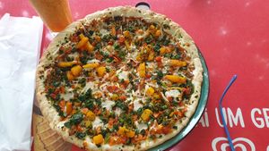 Vegana Pizza at Snack Bar Avista Navios in Seixal