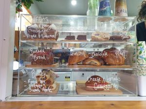 Pastries cabinet at Bean Brewed - Pop Up in Melbourne