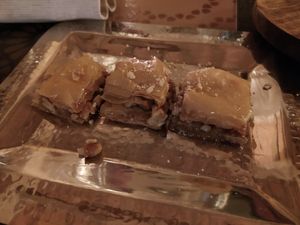 Questi baklava erano eccezionali at Ristorante Mille e Una Notte in Carrara