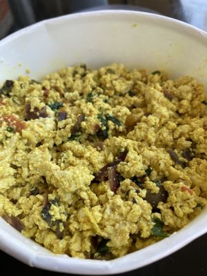 Tofu scramble at Crepes Bistro in Santa Clara