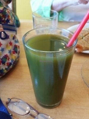 mint lemonade. verrrry refreshing! at Crepes Bistro in Santa Clara