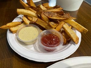 Fries at Crepes Bistro in Santa Clara