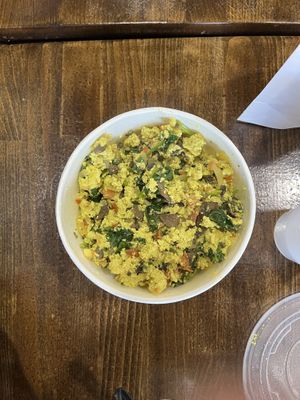tofu scramble  at Crepes Bistro in Santa Clara