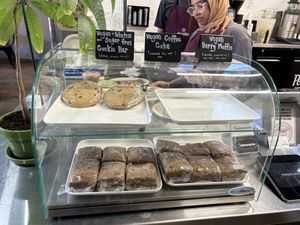 All baked goods were vegan   at Crepes Bistro in Santa Clara
