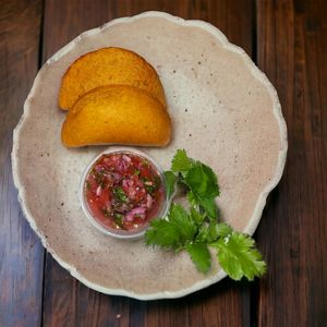 Veggie Empanadas at Una Vaina Vegan in New York City