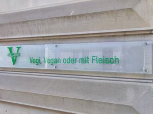 Vegan ad at Vemezza in Zurich