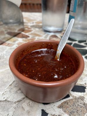 Salsa  at Xiguela Cafe in Oaxaca