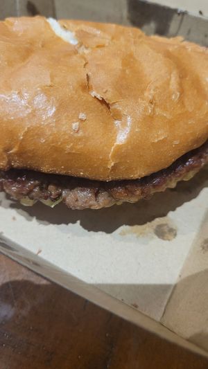 Plant Based Cheeseburger (veganised) at Burger Urge in Rockhampton