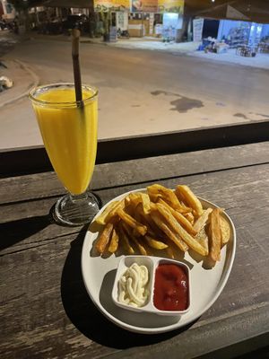   at The Trio Bar in Nong Khiaw