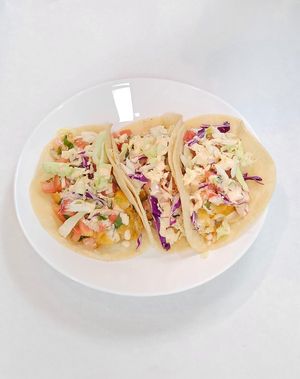 Vegan fish Tacos at Yes Vegan Taco - Cloud Kitchen in Anaheim
