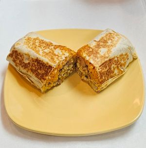 Seasoned tofu burrito  at Yes Vegan Taco - Cloud Kitchen in Anaheim