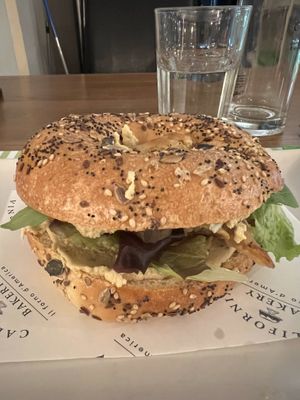 No regrets bagel   at California Bakery - Via Vincenzo Monti in Milan