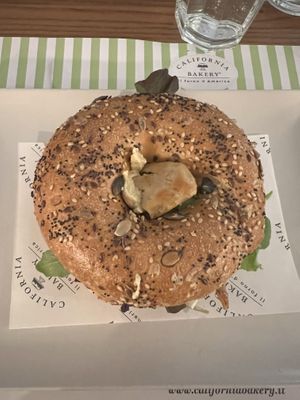 No regrets bagel  at California Bakery - Via Vincenzo Monti in Milan