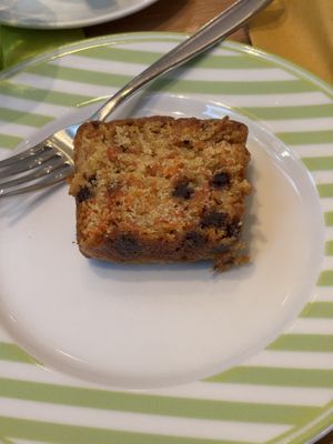Vegan carrot cake  at California Bakery - Via Vincenzo Monti in Milan