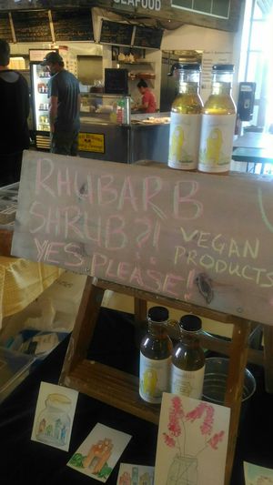 Shrub at Alderney Landing Farmer's Market in Dartmouth