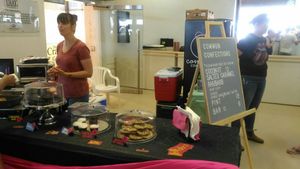 Vegan companies at Alderney Landing Farmer's Market in Dartmouth