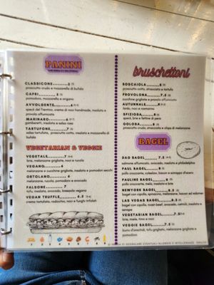 Menu clearly listed with numbers referring to allergens. I was confused with the vegan truffle cause it has the number 3 wich it's Milk so I didn't order it. at Flora Urban Greenhouse in Rome