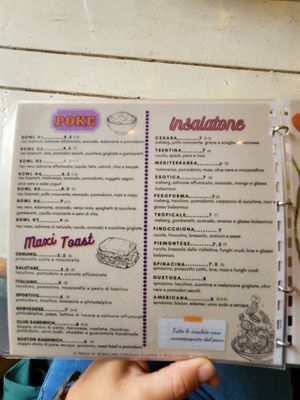 Poke bows and salads at Flora Urban Greenhouse in Rome