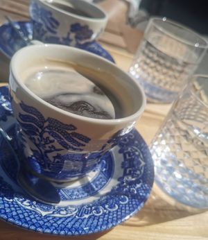 Cute cups at Piccola Cafe in Ljubljana