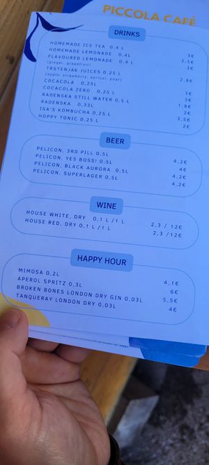  at Piccola Cafe in Ljubljana