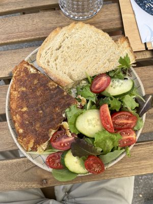Tortilla de patatas  at Piccola Cafe in Ljubljana