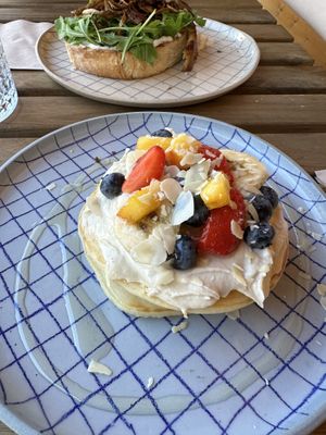 Pancakes   at Piccola Cafe in Ljubljana