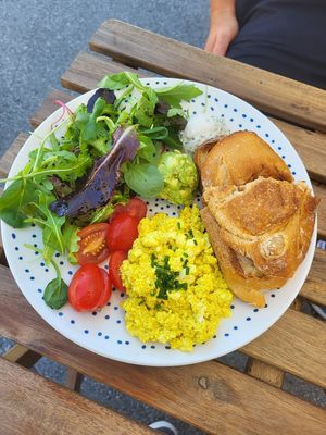 Salty Breakfast at Piccola Cafe in Ljubljana