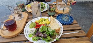 Big breakfast   at Piccola Cafe in Ljubljana