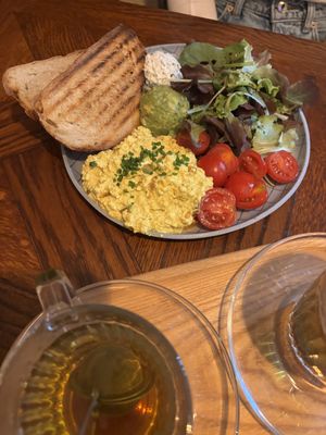 Vegan breakfast   at Piccola Cafe in Ljubljana