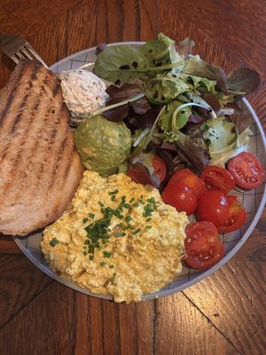 Breakfast plate  at Piccola Cafe in Ljubljana