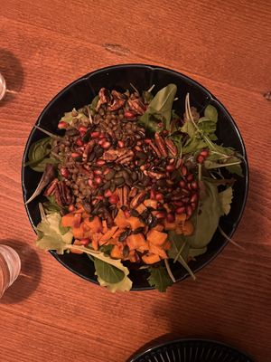 Autumn salad  at Piccola Cafe in Ljubljana