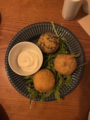 Arancini  at Piccola Cafe in Ljubljana
