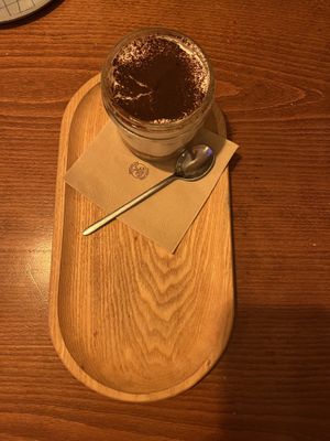 Tiramisu   at Piccola Cafe in Ljubljana